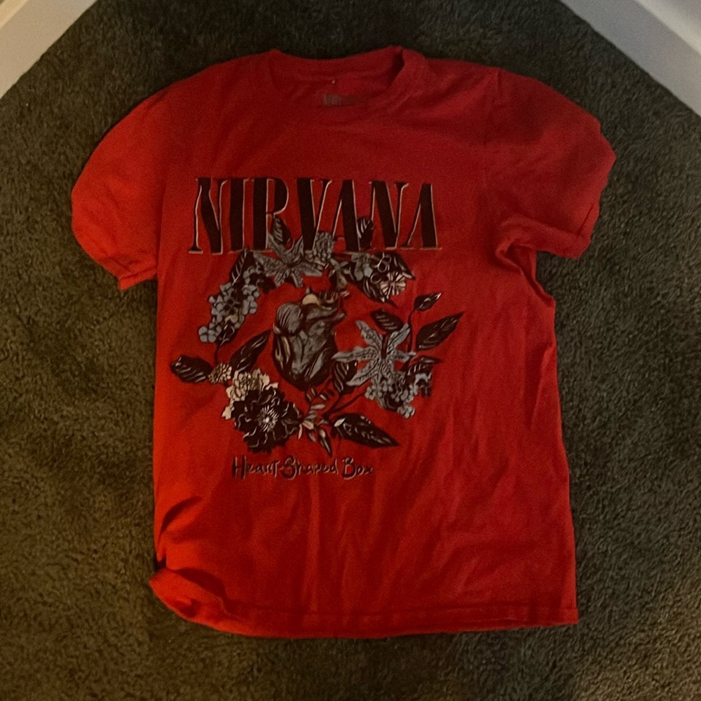 Red Nirvana shirt